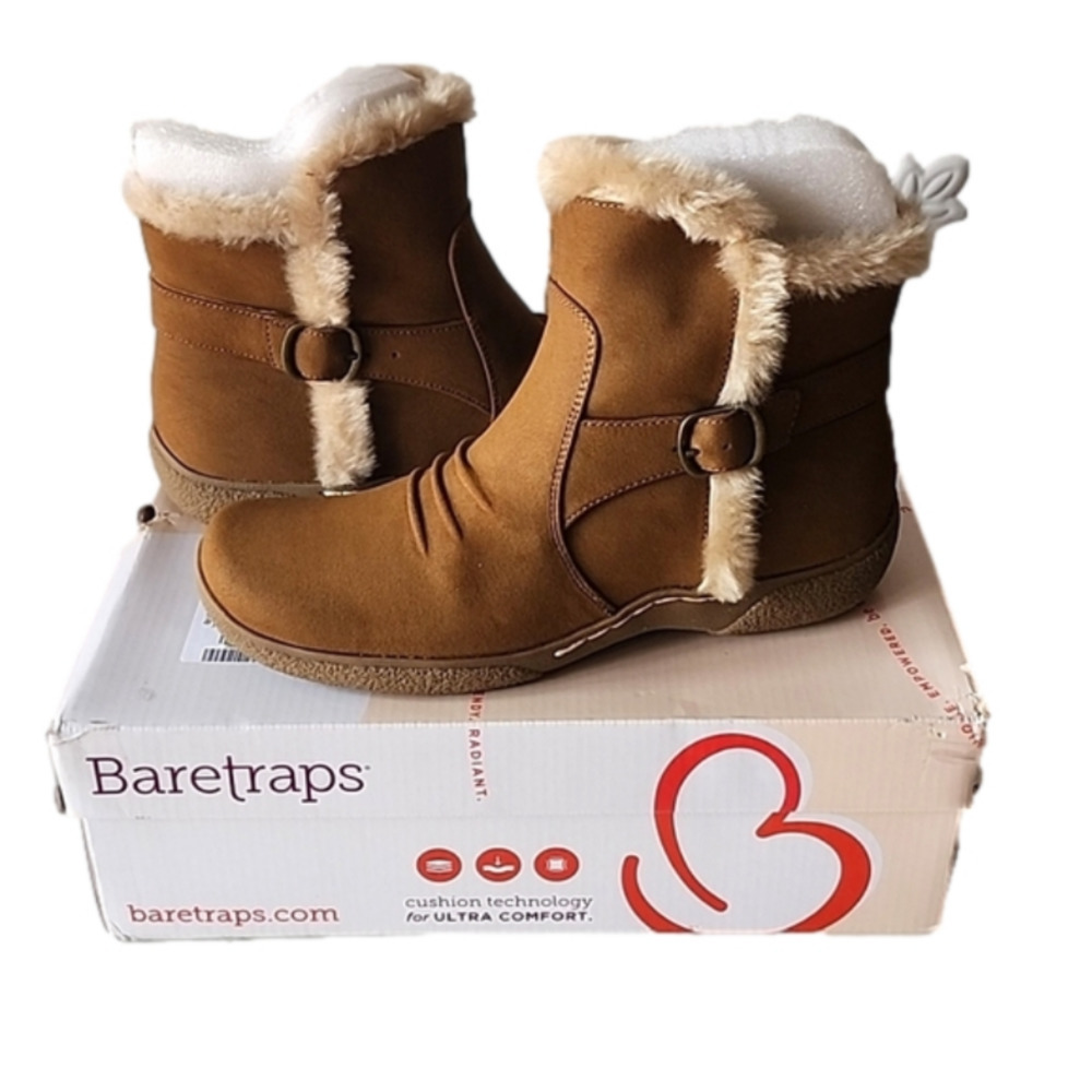 Baretraps Avita Cold-Weather Ankle Booties NIB Size 8